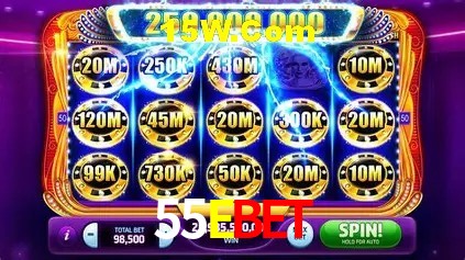 Biblioteca de slots populares na 55Ebet